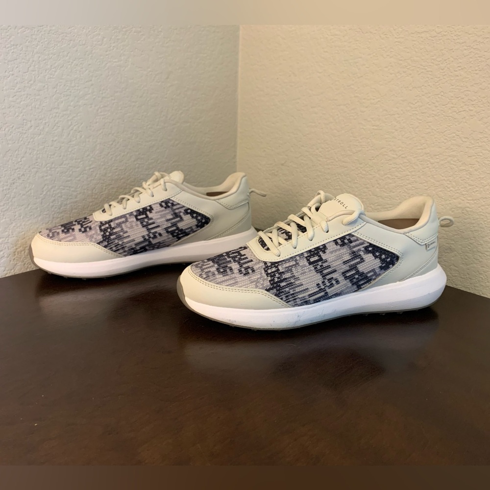 Stroll Golf White Camo Shoe Men's Size 9